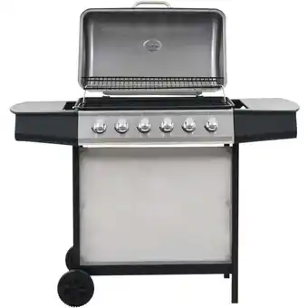 ManoMano Bonnevie - Gasgrill mit 6 Flammen Edelstahl Silbern vidaXL622251 Angebot