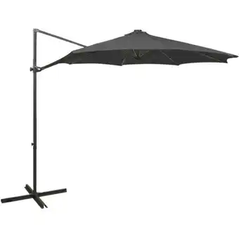 ManoMano Bonnevie - Ampelschirm,Sonnenschirm mit Mast und led Anthrazit 300 cm vidaXL Angebot