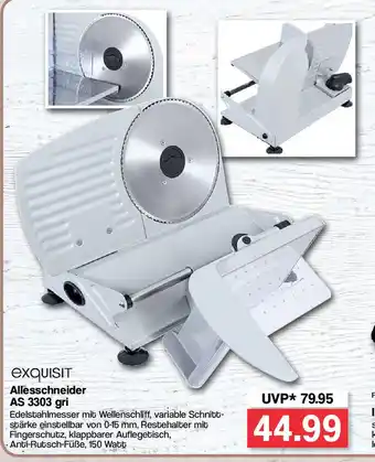 Famila Nord West Exquisit Allesschneider AS 3303 gri Angebot