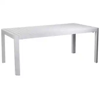 ManoMano Ausziehtisch Weiß 180/240x100 cm h 75 cm aus Aluminium mod. Cleveland Angebot