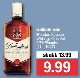 Famila Nord West Ballantine's Blended Scotch Whisky 0,7L Angebot