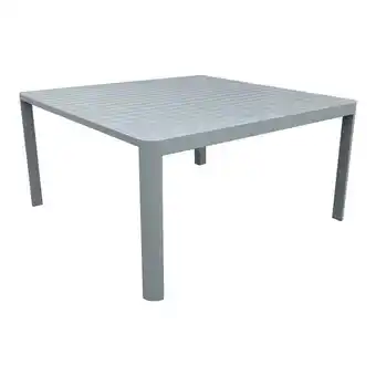 ManoMano Claveland mattweißer Aluminiumtisch ausziehbar cm97 - 149x149xh75 Angebot