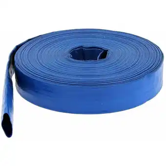 ManoMano Flachschlauch pvc -Betriebsdruck 2 bar - blau - Innen- Durch. 38 mm (1 1/2 Zoll) Länge 25 m Angebot