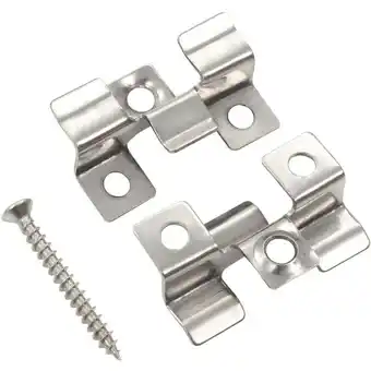 ManoMano Bonnevie - 100 Stk. Deckclips mit 200 Schrauben Edelstahl vidaXL22336 Angebot