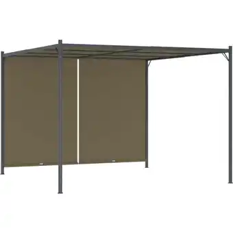 ManoMano Bonnevie - Garten-pergola Gartenpavillon mit Ausziehbarem Dach 3x3 m Taupe 180 g/m² vidaXL Angebot