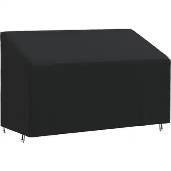 ManoMano Bonnevie - Abdeckung für 3-Sitzer-Bank Schwarz 165x70x65/94 cm 420D Oxford vidaXL85629 Angebot