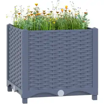 ManoMano Hochbeet,Blumenkasten 40x40x38 cm Polypropylen vidaXL Angebot