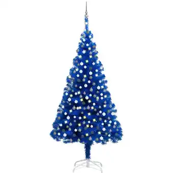 ManoMano Künstlicher Weihnachtsbaum Beleuchtung & Kugeln Blau 240 cm vidaXL282476 Angebot