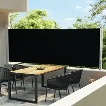 ManoMano Ausziehbare Seitenmarkise，Windschutz Sonnenschutz Markise 600x160 cm Schwarz vidaXL Angebot