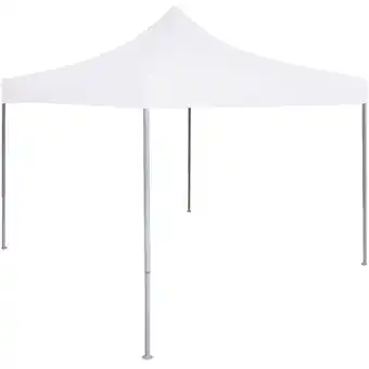 ManoMano Profi-Partyzelt Faltbar, Gartenpavillon, Bierzelt UV-Schutz, Pavillon Pop-Up 3 x 3 m Stahl Weiß KLI87553 Maisonchic Angebot