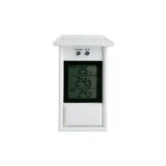 ManoMano Wetterfestes digitales Thermometer, klassisches Design, genaue Messung für drinnen oder draußen, geeignet für Garten, Gewächs Angebot