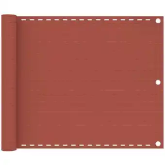 ManoMano Balkon-Sichtschutz，Balkonverkleidung Terracotta-Rot 75x600 cm HDPE vidaXL Angebot