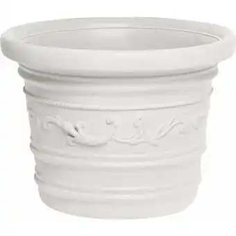 ManoMano Npa Prestige Tondo gdm Vase - WhiteØ40xH30 cm - White Angebot