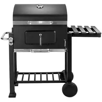 ManoMano Grillwagen Grill Holzkohlegrill 3 in 1 mit Ablageflächen,Grillwagen bbq Standgrill Angebot