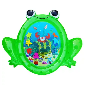 ManoMano Baby-Wassermatte 0–3 Jahre, aufblasbares PVC-Wasserkissen, Froschform, Wassersommerspielzeug - Rhafayre Angebot