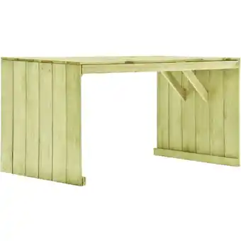 ManoMano Gartentisch,Terrassentisch,Gartenmöbel,Balkontisch 150x87x80 cm Kiefernholz Imprägniert VMEC283768 Maisonchic Angebot