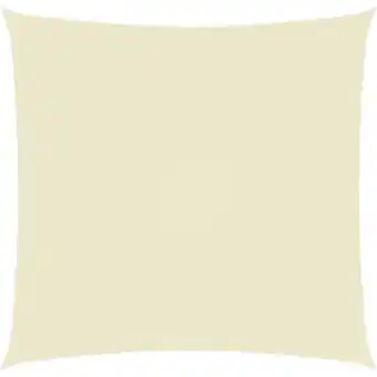 ManoMano Sonnensegel Oxford-Gewebe Quadratisch 6x6 m Creme vidaXL511416 Angebot