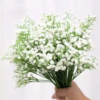 ManoMano 20 stücke,Real Touch Künstlich Gypsophila,Dekorative Künstliche Blumen,Bouquet Künstliche Gypsophila Blumen,für Brautstrauß,  Angebot