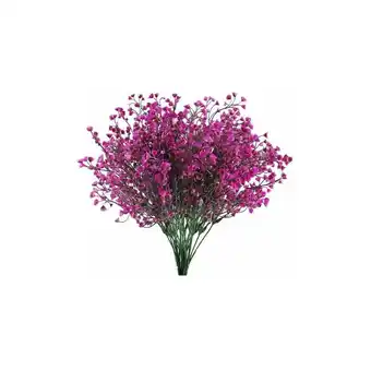 ManoMano Gypsophila Künstliche Blumen Deko 7 Zweige Gefälschte Blumendekoration Fuchsia Pflanzen Kunststoff Sträucher Sträucher für Ho Angebot