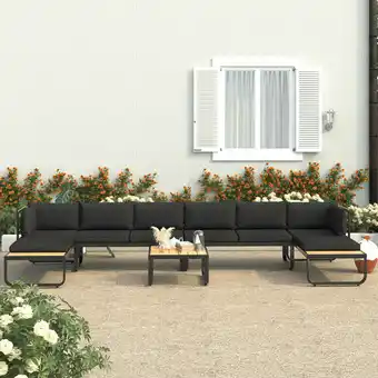 ManoMano 5-tlg. Garten-Ecksofa-Set mit Auflagen Aluminium und wpc vidaXL437101 Angebot