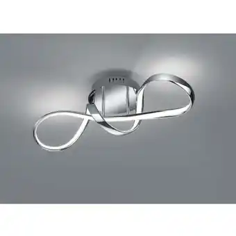 ManoMano Deckenleuchte Perugia Design Bow Chrome Led Dimmer 4000k Trio Lighting Angebot