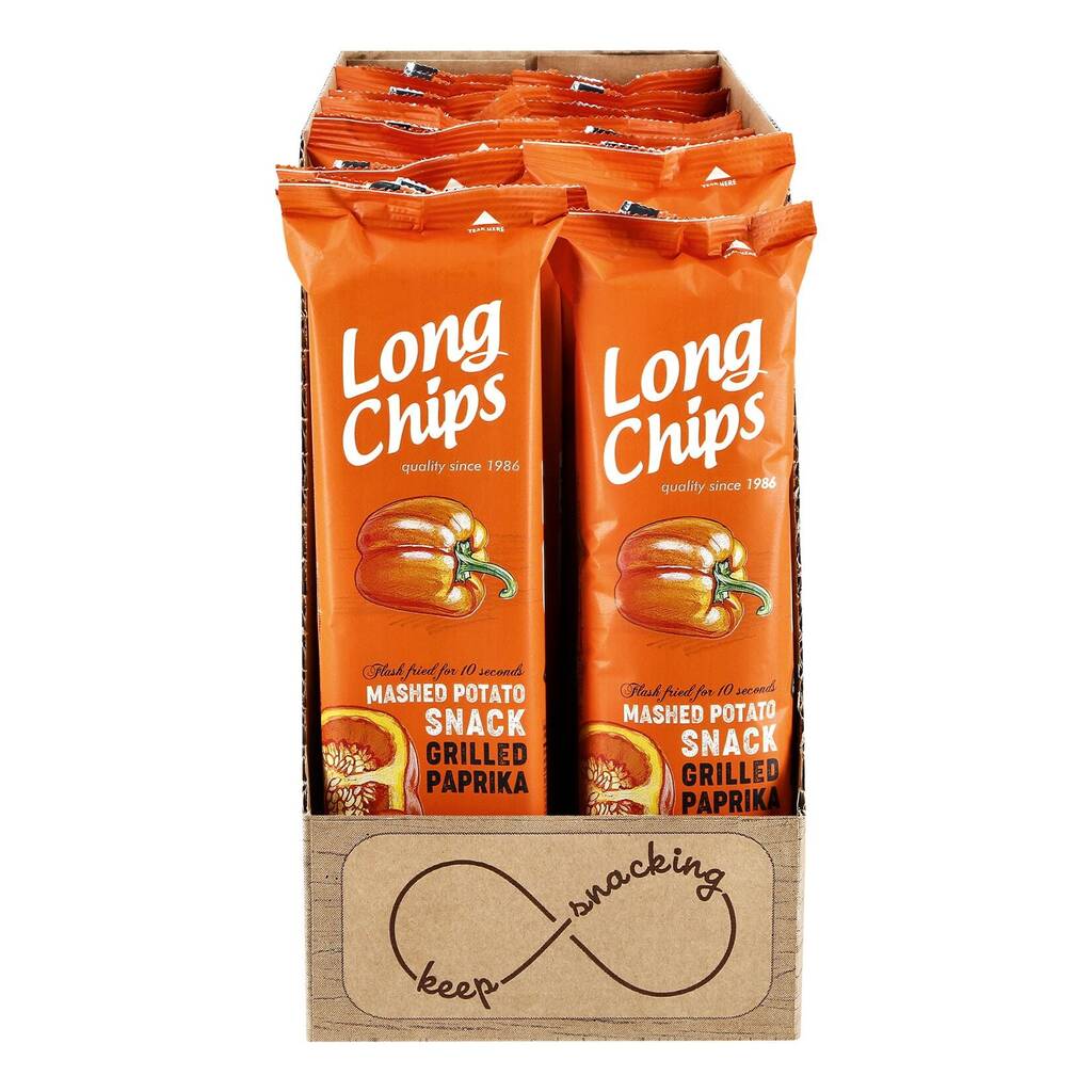 Dovgan Long Chips Grilled Paprika 75 g, 20er Pack Angebot bei Netto