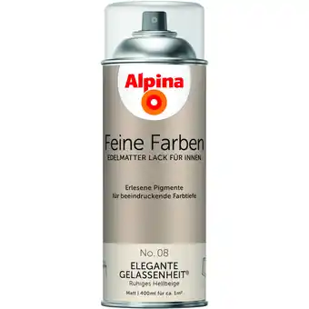 toom Baumarkt Alpina Feine Farben 'Elegante Gelassenheit' hellbeige matt 400 ml Angebot