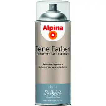 toom Baumarkt Alpina Feine Farben 'Ruhe des Nordens' graublau matt 400 ml Angebot