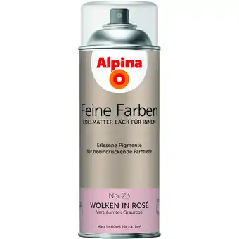 toom Baumarkt Alpina Feine Farben 'Wolken in Rosé' rosa matt 400 ml Angebot