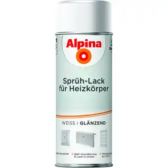 toom Baumarkt Alpina Heizkörper-Sprühlack weiß glänzend 400 ml Angebot