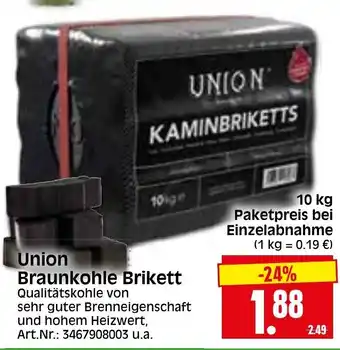 Herkules Baumarkt Union Braunkohle Brikett Angebot