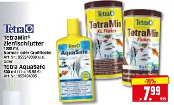 Herkules Baumarkt TetraMin Zierfischfutter 1000ml oder Tetra Aquasafe 500ml Angebot