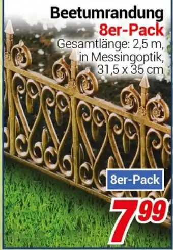 CENTERSHOP Beetumrandung 8er-Pack Angebot