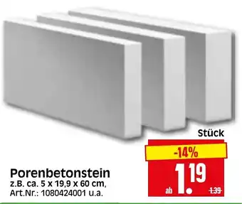 Herkules Baumarkt Porenbetonstein Angebot