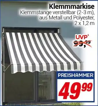 CENTERSHOP Klemmmarkise Angebot