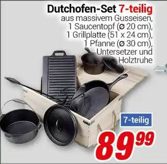 CENTERSHOP Dutchofen-Set 7-teilig Angebot