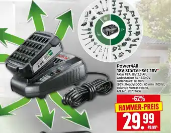 Herkules Baumarkt Bosch Power4All 18V Starter Set 18V Angebot