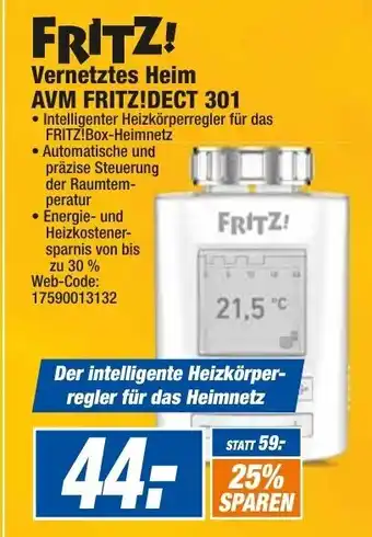 HEM Expert Vernetztes Heim AVM FRITZ! DECT 301 Angebot