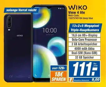 HEM Expert Wiko View 4 Lite Angebot