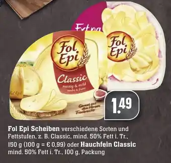 SBK Fol Epi Scheiben 150g oder Hauchfein Classic 100g Angebot