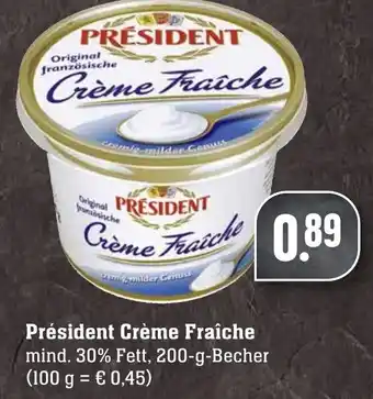 SBK Président Crème Fraîche 200g Becher Angebot