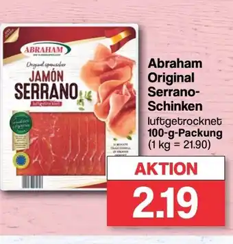 Famila Nord West Abraham Original Serrano- Schinken 100g Angebot