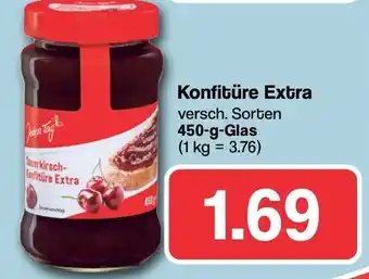 Famila Nord West Konfitüre Extra 450-g-Glas Angebot