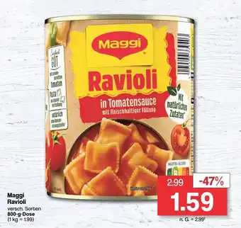 Famila Nord West Maggi Ravioli 800g Dose Angebot