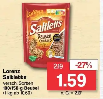 Famila Nord West Lorenz Saltletts 100/150-g-Beutel Angebot