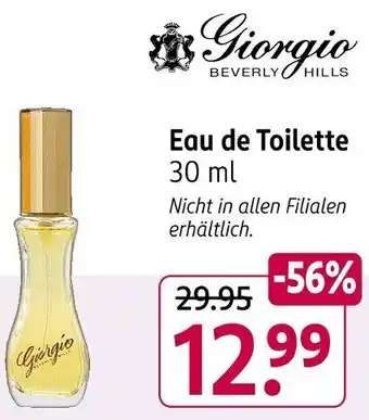 Rossmann Giorgio Beverly Hills Eau de Toilette 30 ml Angebot