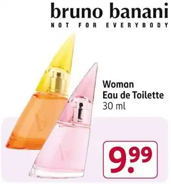 Rossmann bruno banani Woman Eau de Toilette 30 ml Angebot