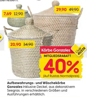 Rusta Aufbewahrungs- und Wäschekörbe Gonzales Angebot