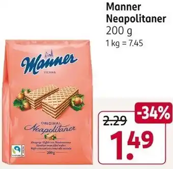 Rossmann Manner Neapolitaner 200 g Angebot