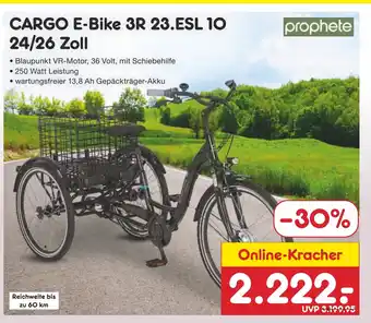 Netto Marken-Discount prophete CARGO E-Bike 3R 23.ESL 10 24/26 Zoll Angebot